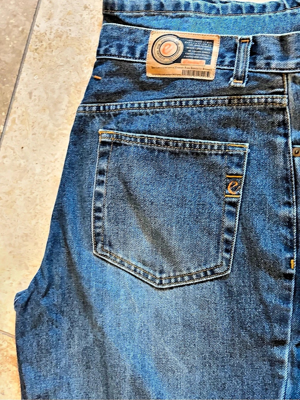 Men’s Peter Millar Bootcut Blue Jeans, w 32